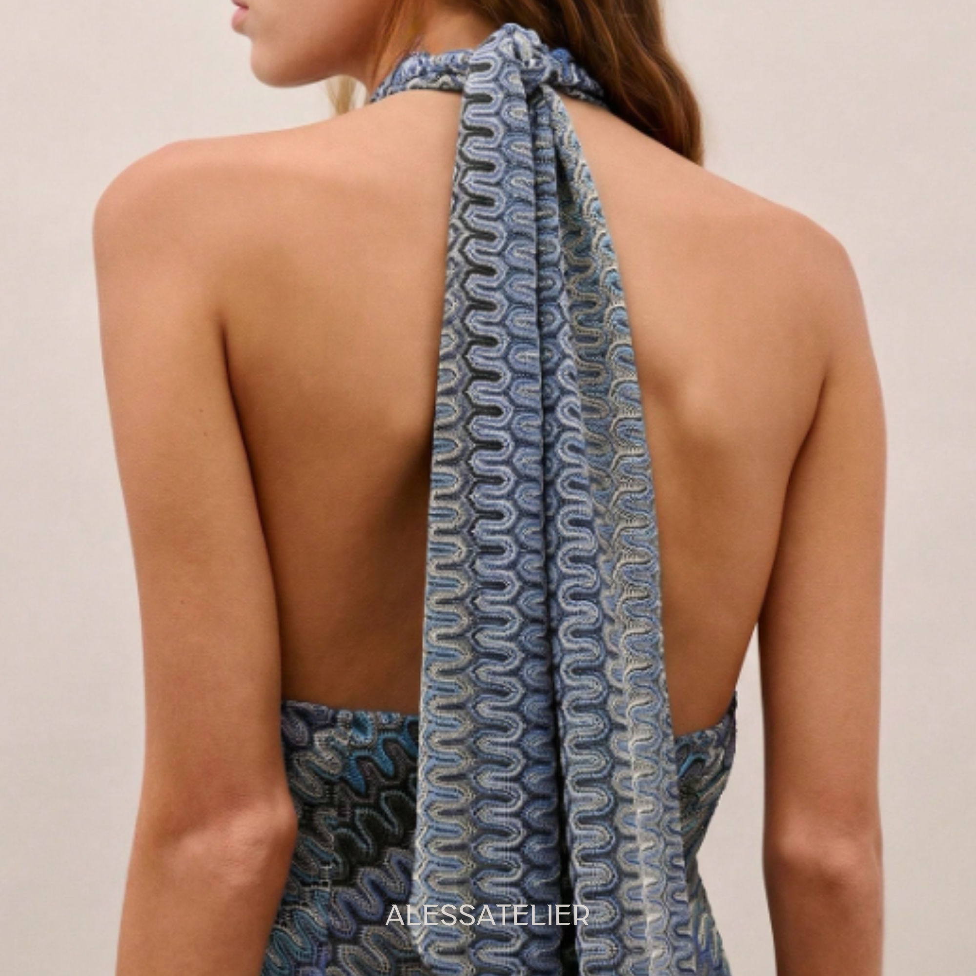 Catalonia Woven Maxi Dress, Turquoise