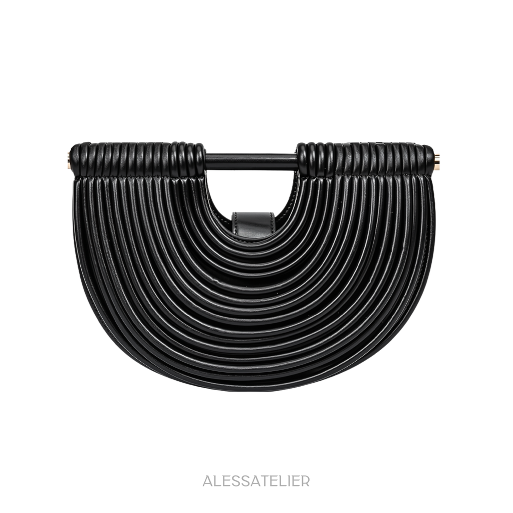 Rach Bag, Black Vegan Leather