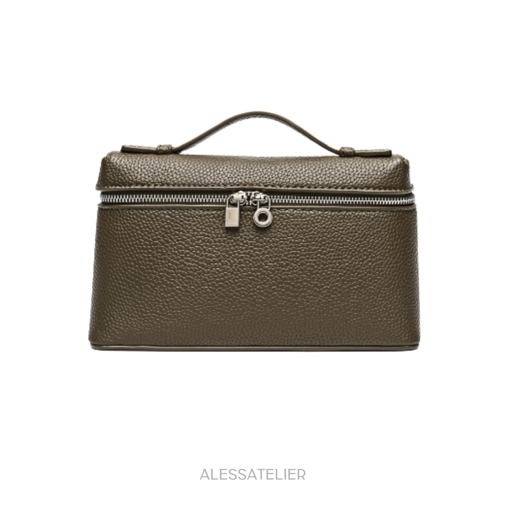 Elissa Bag, Dark Olive Leather
