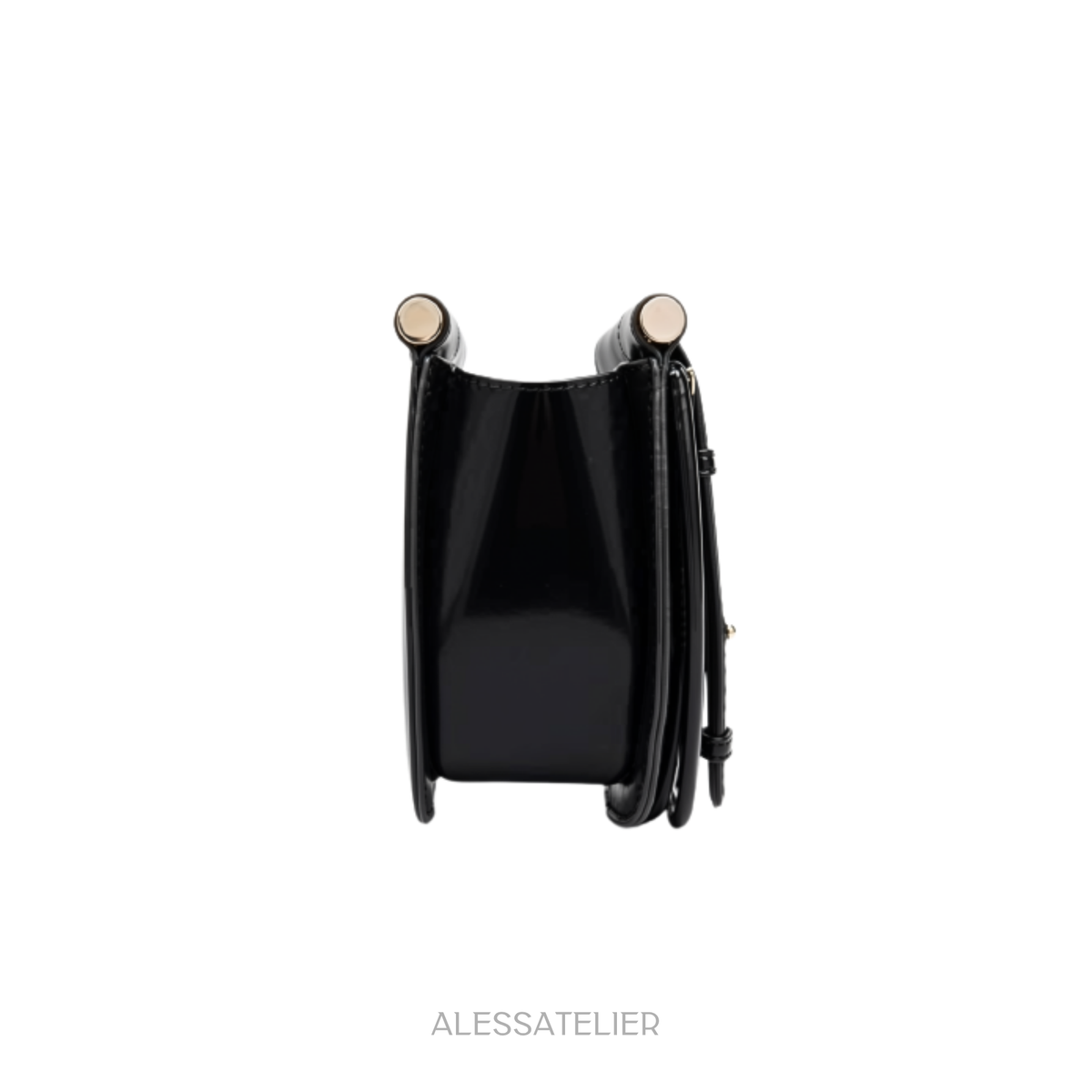Rach Bag, Black Vegan Leather