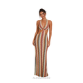 Azures Backless Maxi Dress
