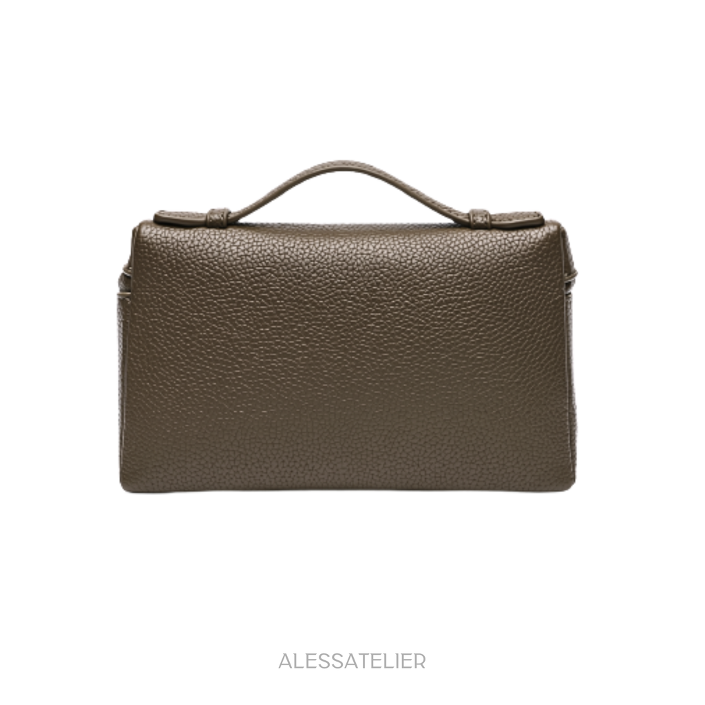 Elissa Bag, Dark Olive Leather