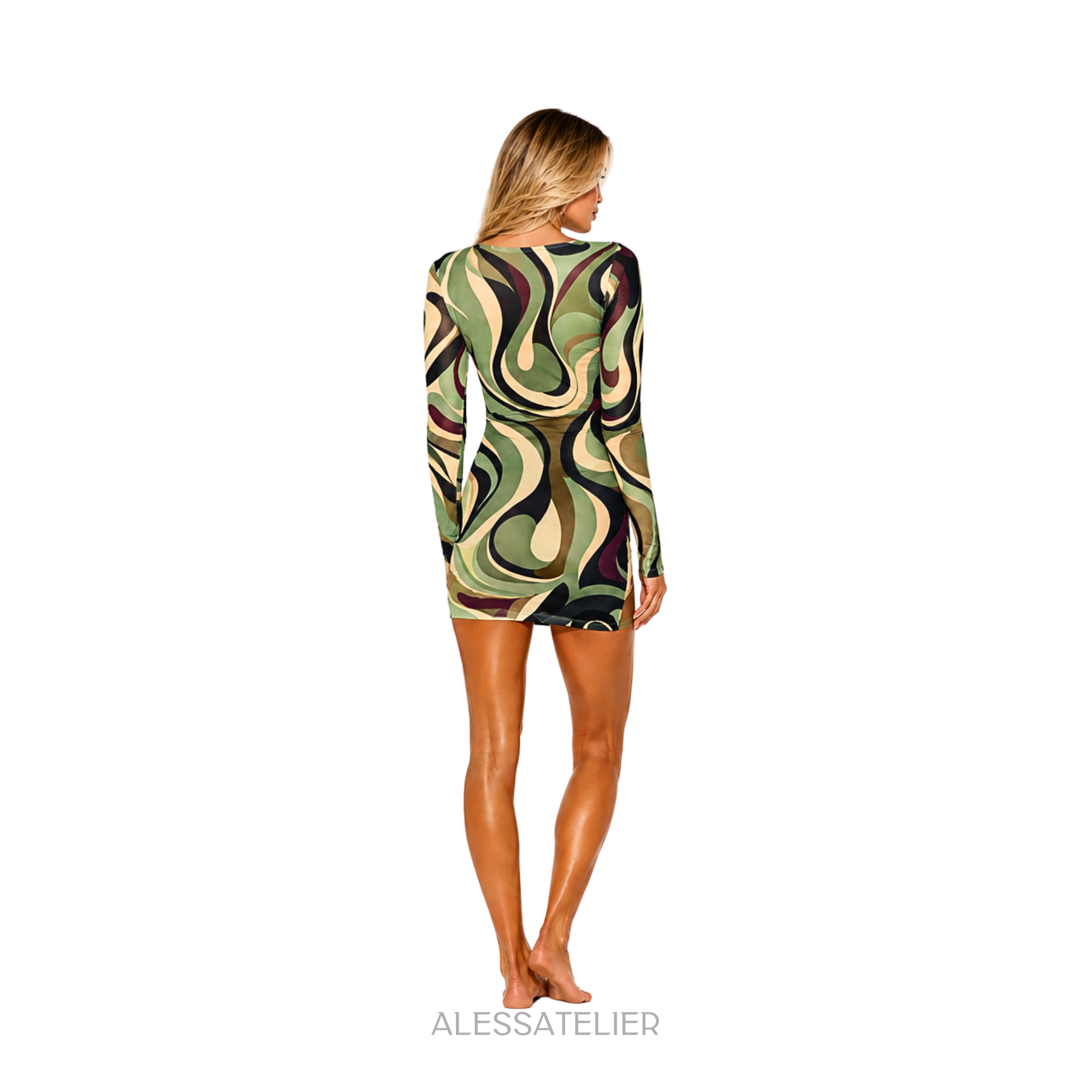 Layla Mini Dress, Landscape