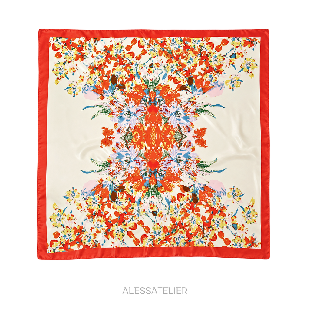 Amalfi Satin Cloth, Orange
