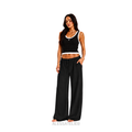Roth Linen Pants, Black