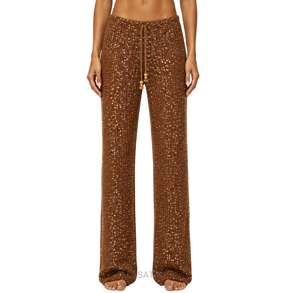Moira Knitted Pants, Macchiato