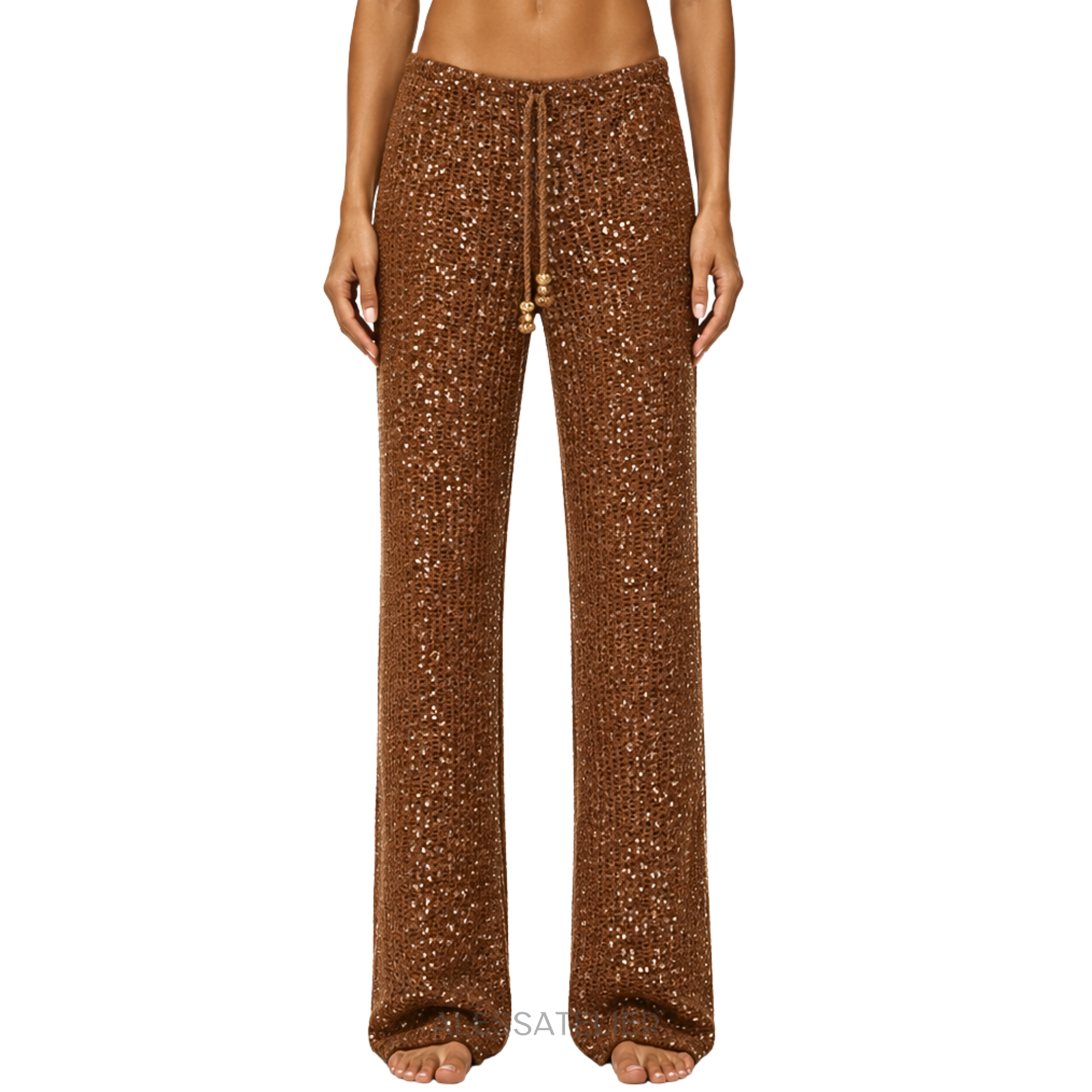 Moira Knitted Pants, Macchiato