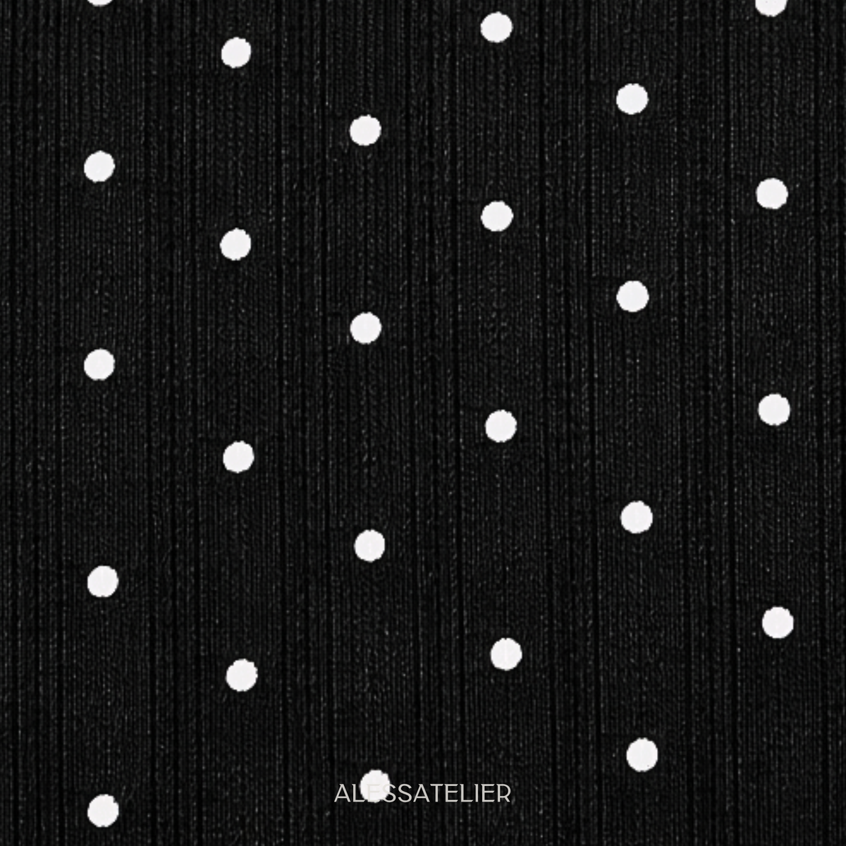 Elisse Ballerina Polka Dots Blouse, Black