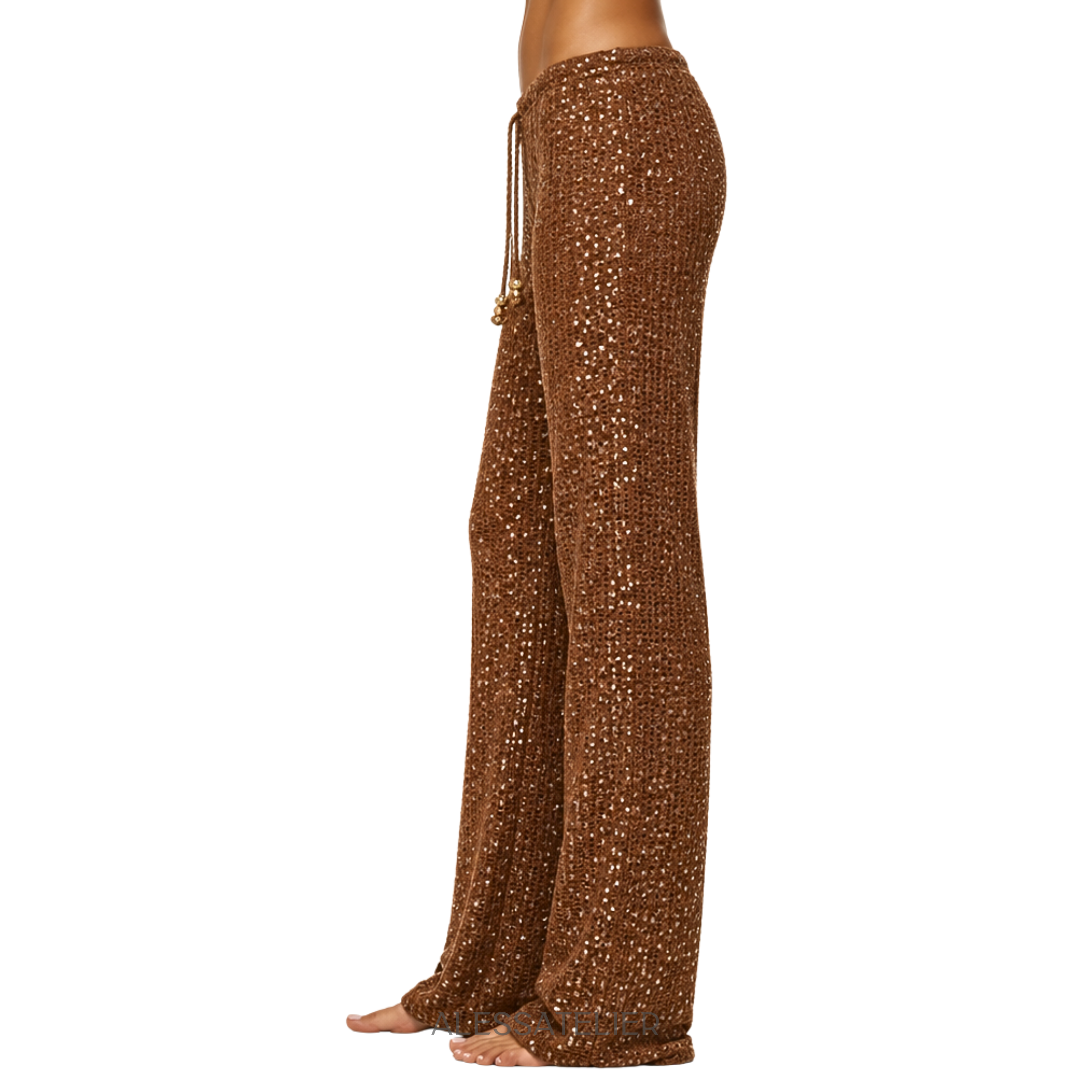 Moira Knitted Pants, Macchiato