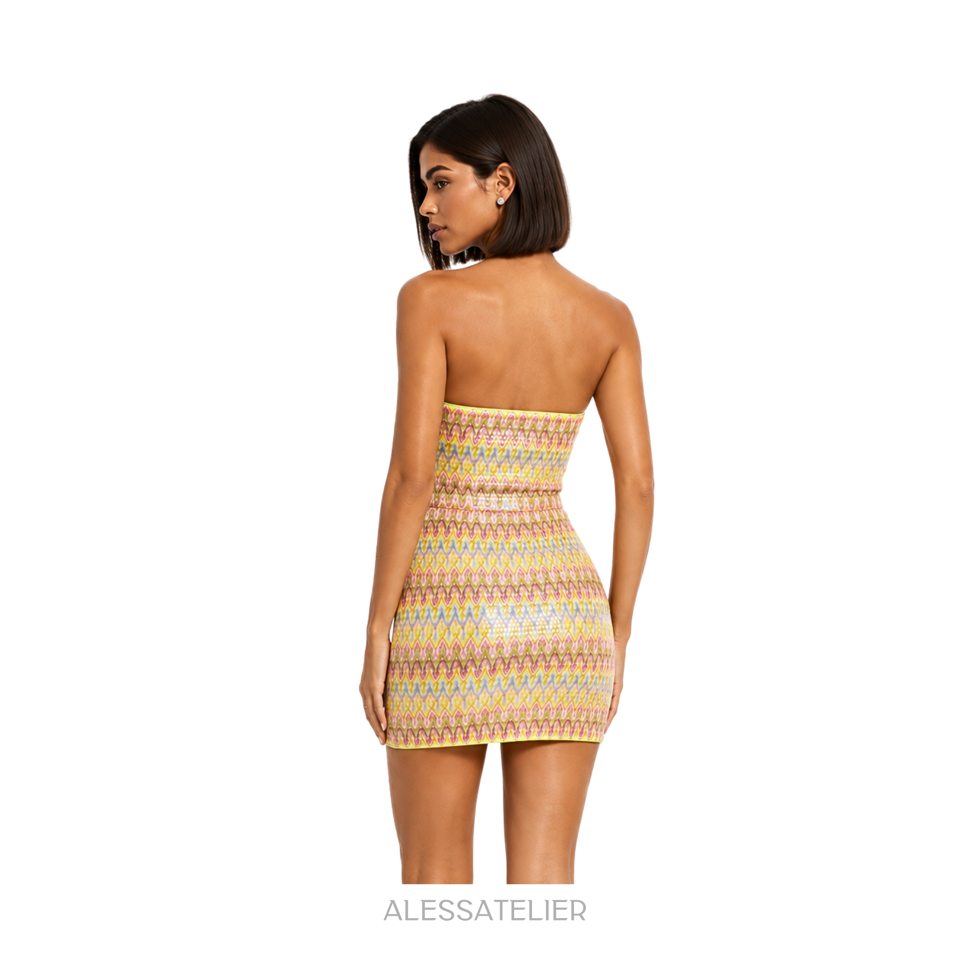 Azzia Strapless Mini Dress