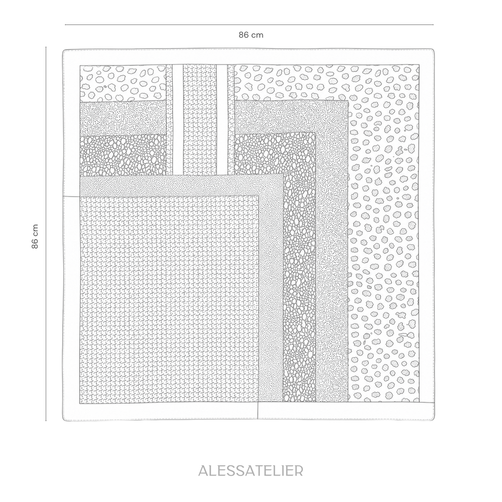 LA Satin Cloth, Patchwork
