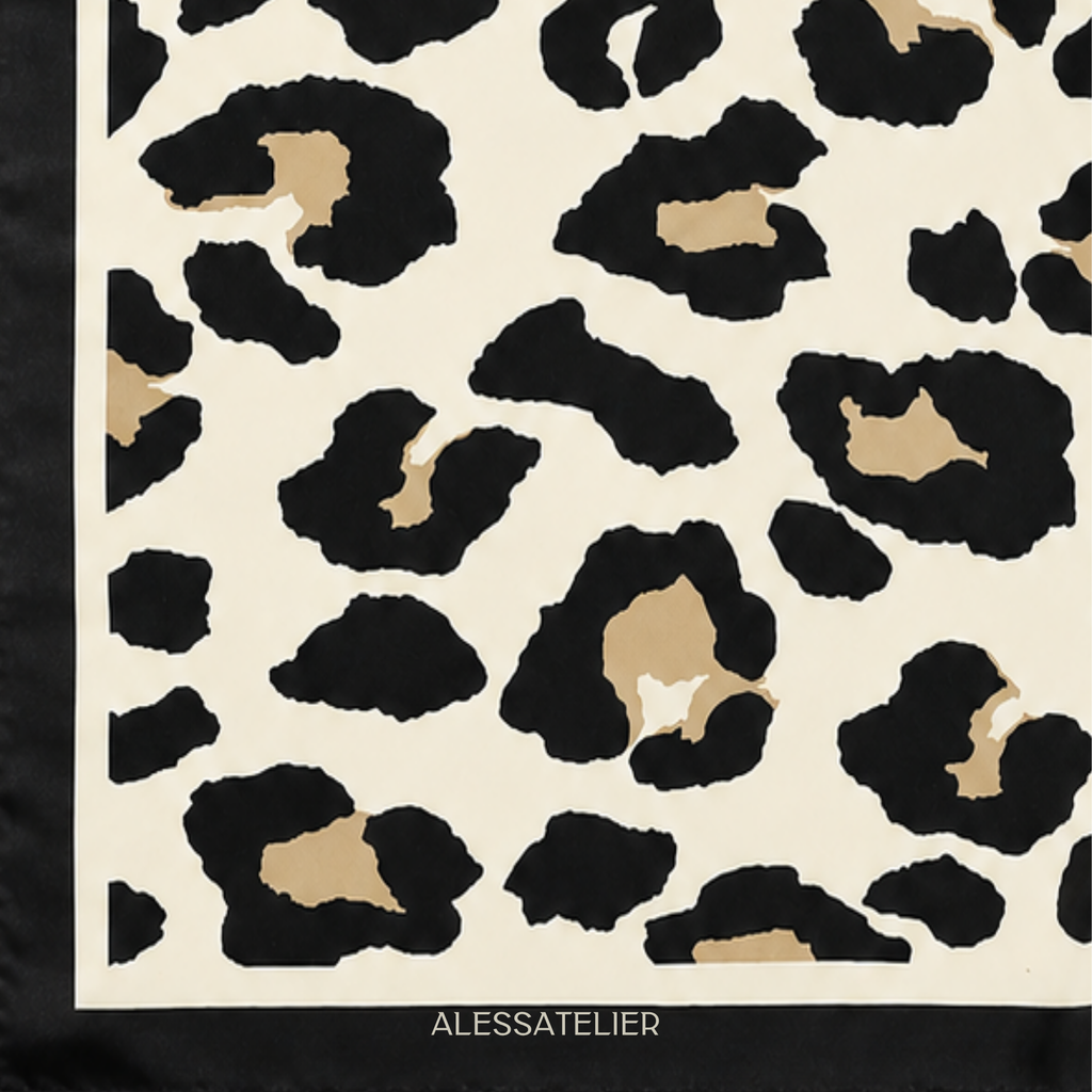 Cairo Satin Cloth, Leopard