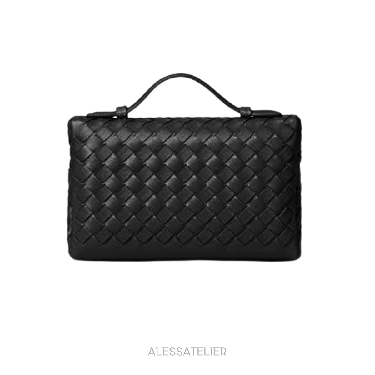 Sarah Bag, Black Vegan Leather