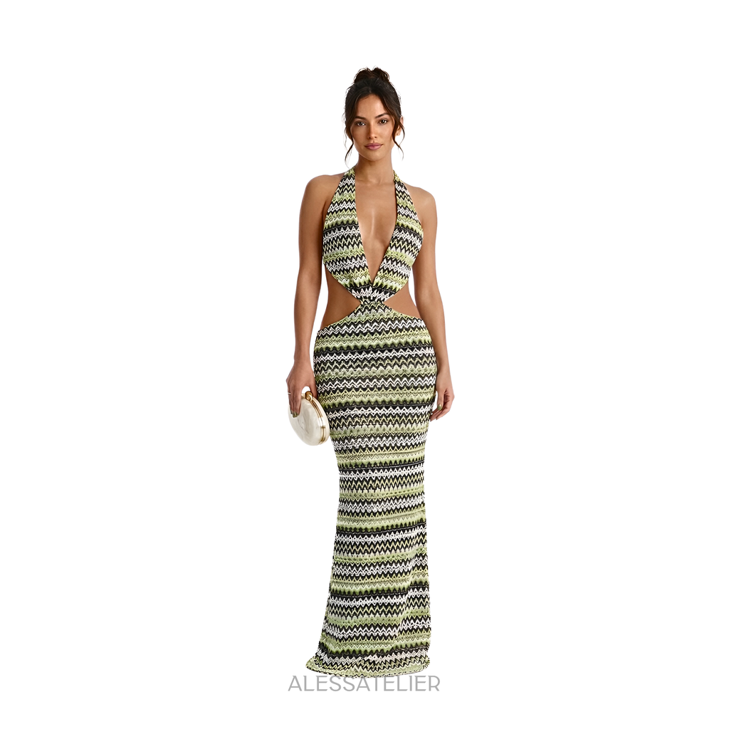 Aleka Backless Maxi Dress