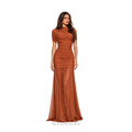 Constanza Princess Maxi Dress, Bronze