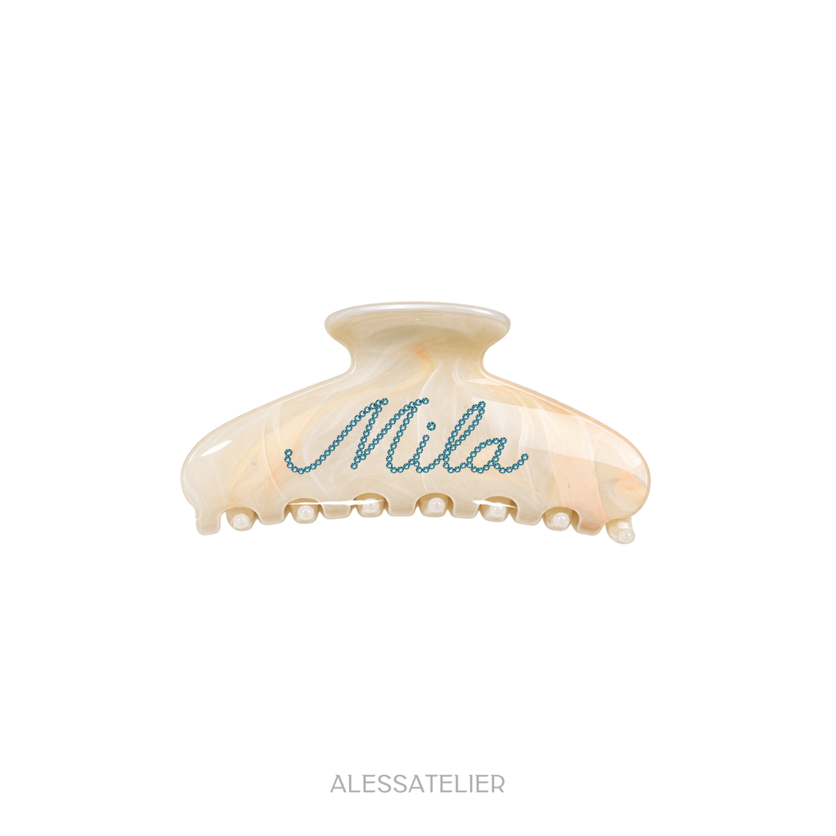 Mila Clawclip, Beige Personalizada