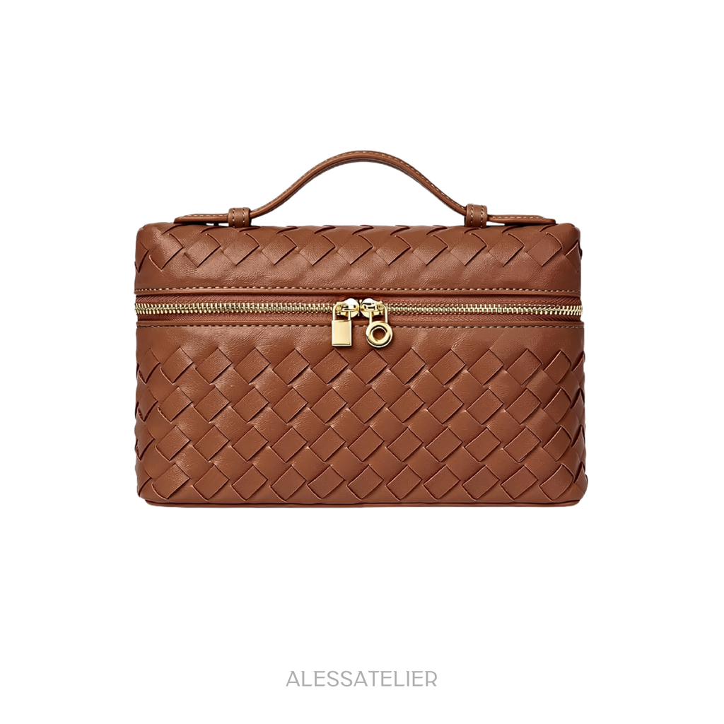 Sarah Bag, Pecan Vegan Leather