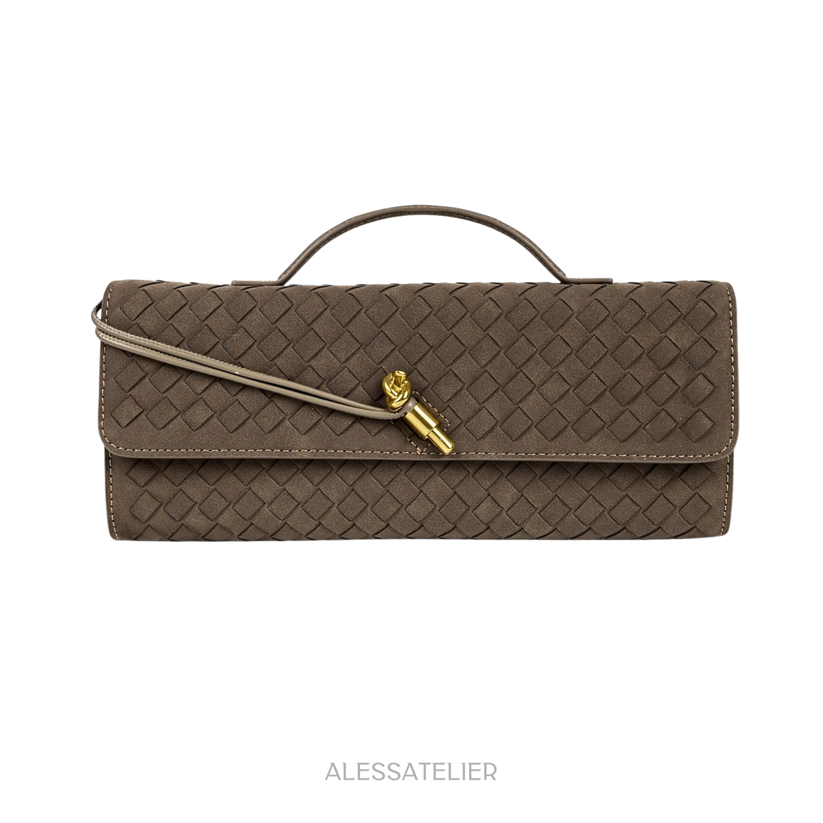 Anahí Bag, Black Suede