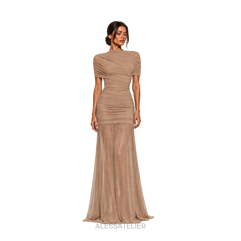 Constanza Princess Maxi Dress, Arena