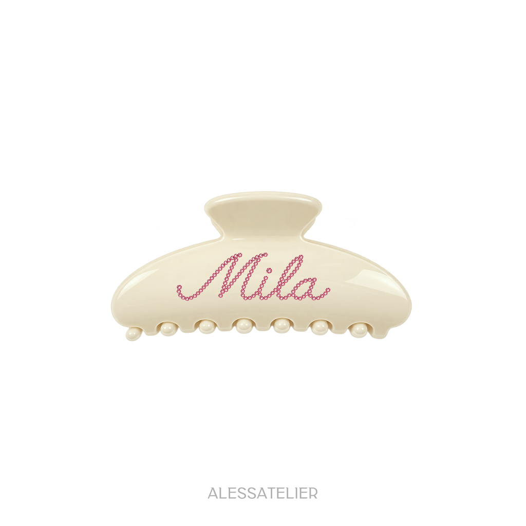 Mila Clawclip, Butter Yellow Personalizada