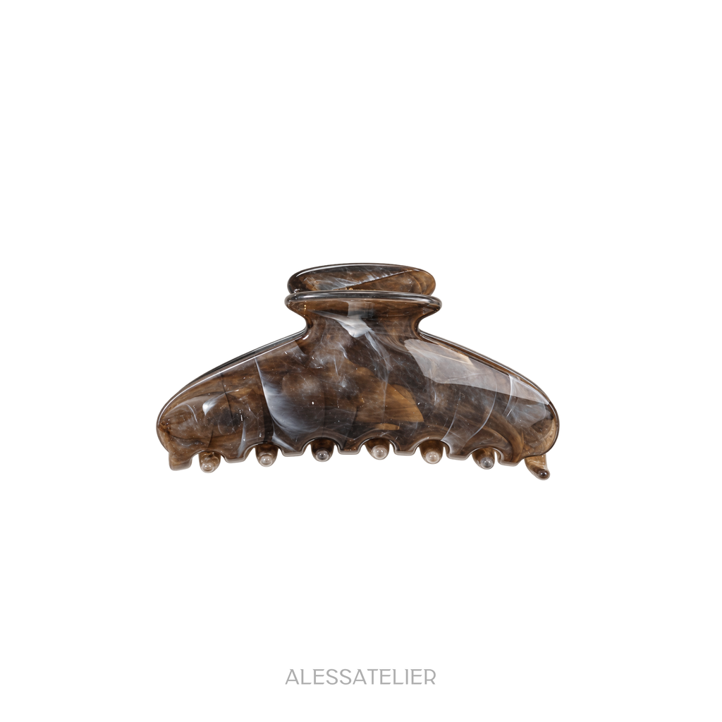 Mila Clawclip, Coffee Brown Personalizada