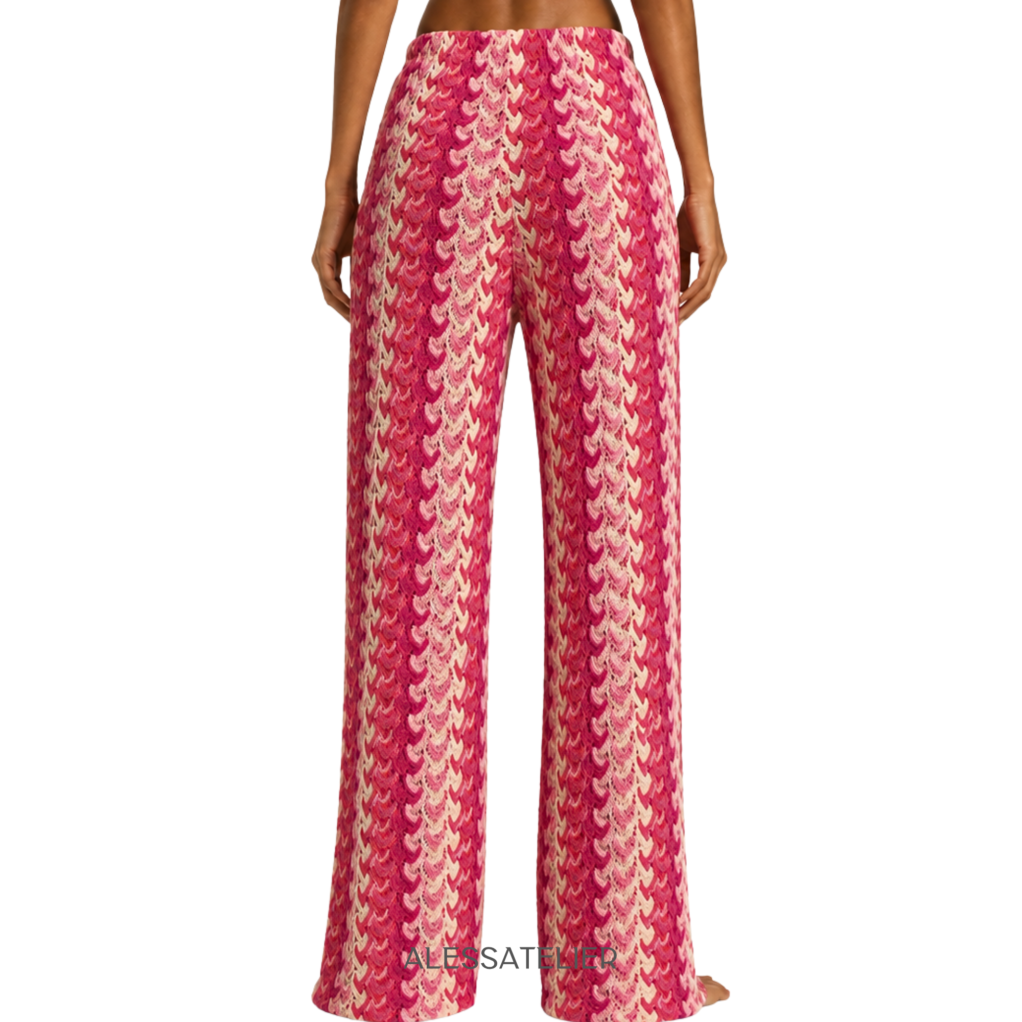 Catalina Palazzo Pants, Hot Pink