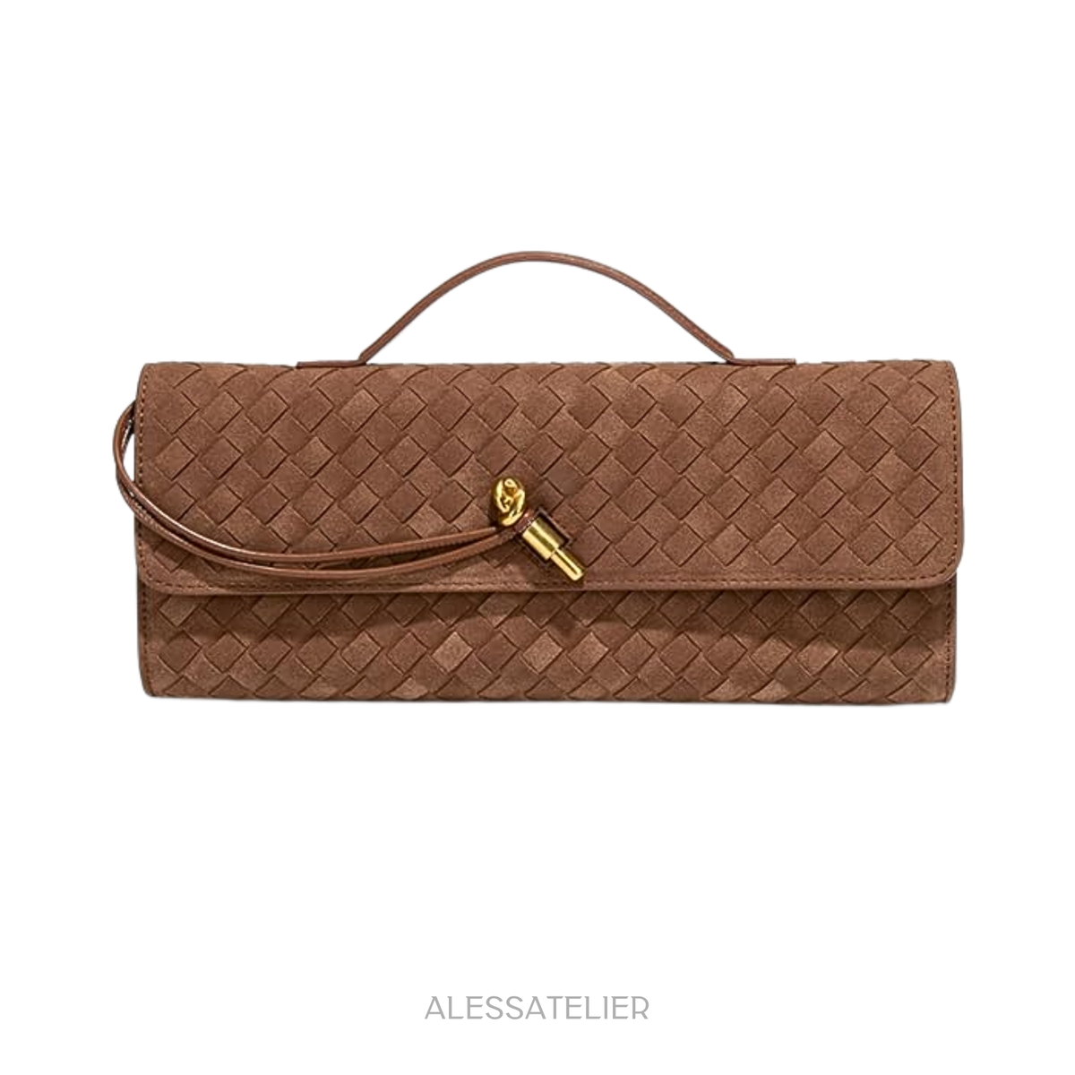 Anahí Bag, Black Suede
