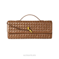 Anahí Bag, Pecan Vegan Leather & Suede