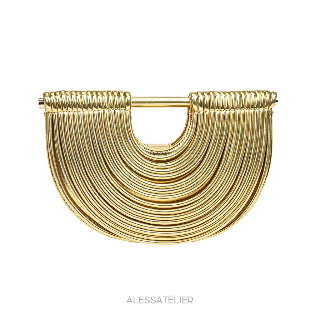 Rach Bag, Gold Vegan Leather
