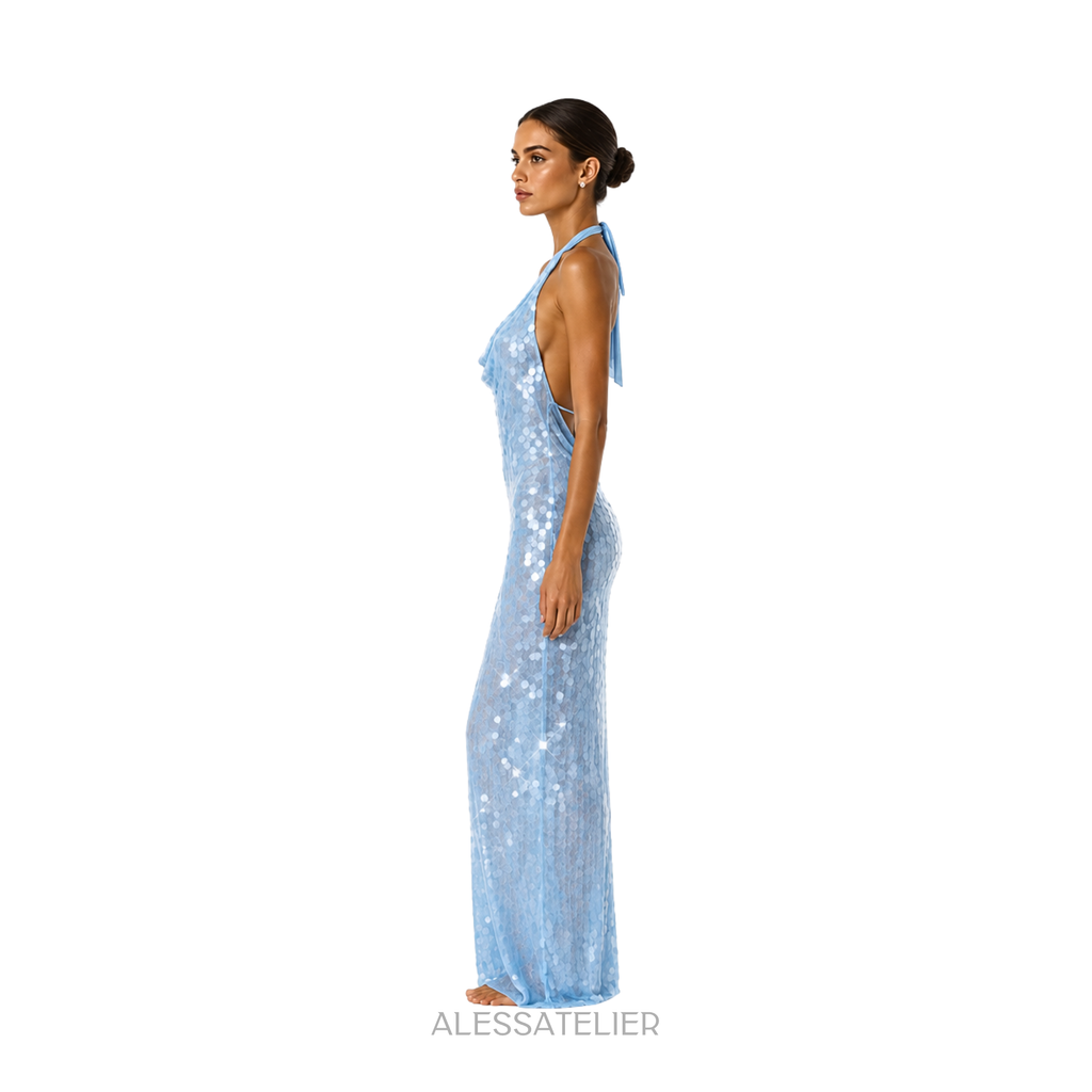 Sabrina Backless Maxi Dress