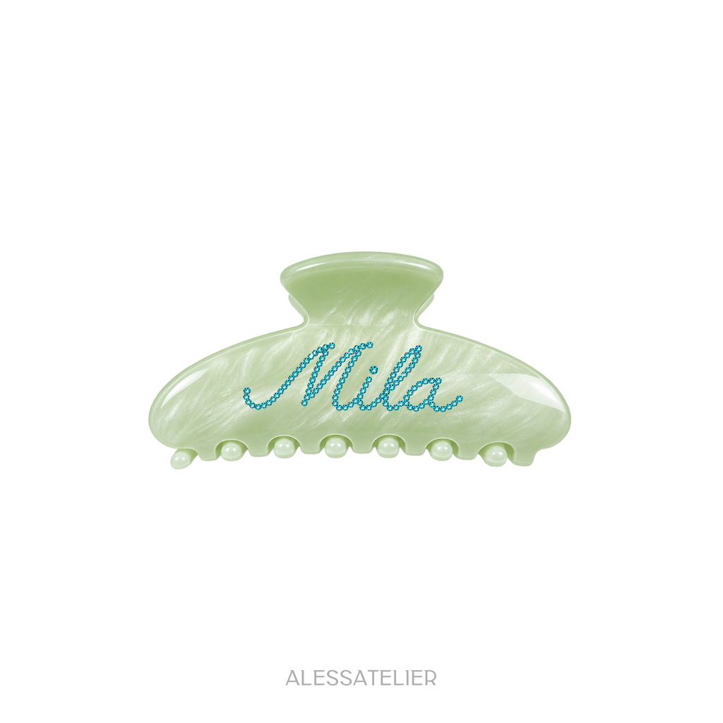 Mila Clawclip, Apple Green Personalizada
