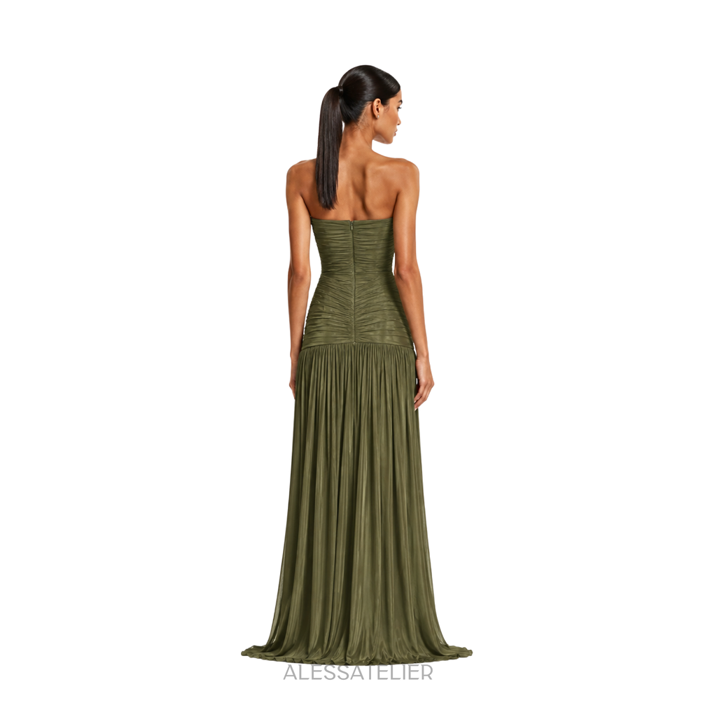 Maca Contour Maxi Dress, Martini