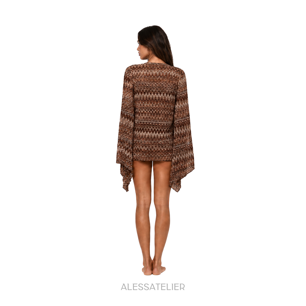 Tyara Cover Up, Coffee Brown