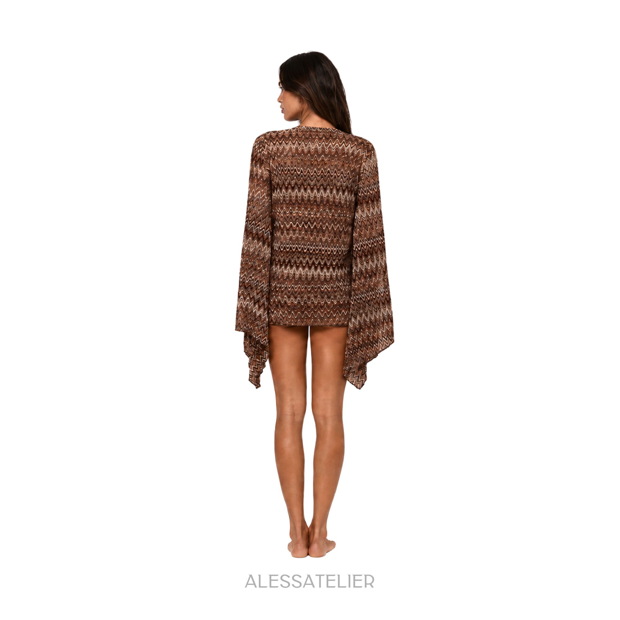 Tyara Cover Up, Coffee Brown