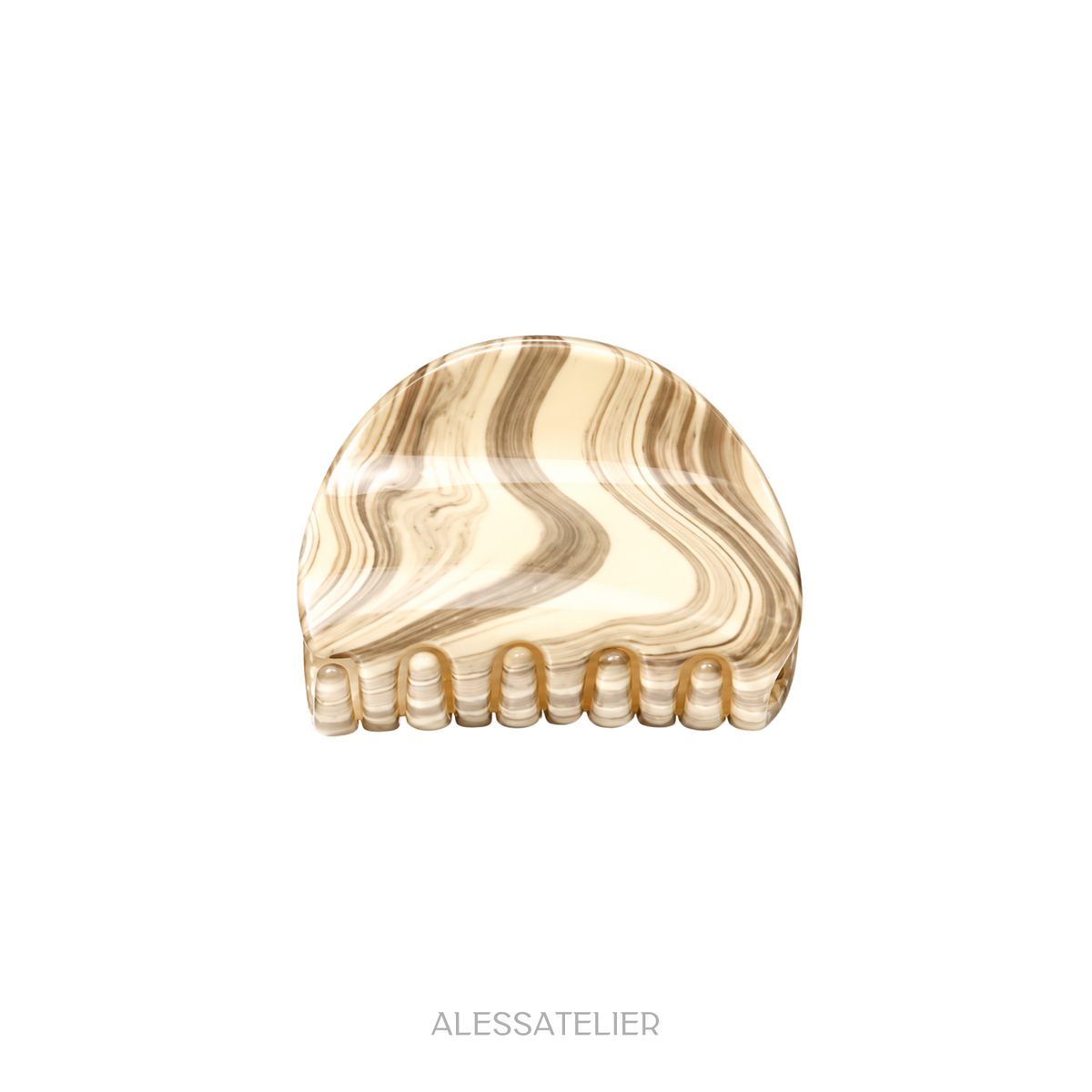 Olivia Clawclip, Beige Personalizada