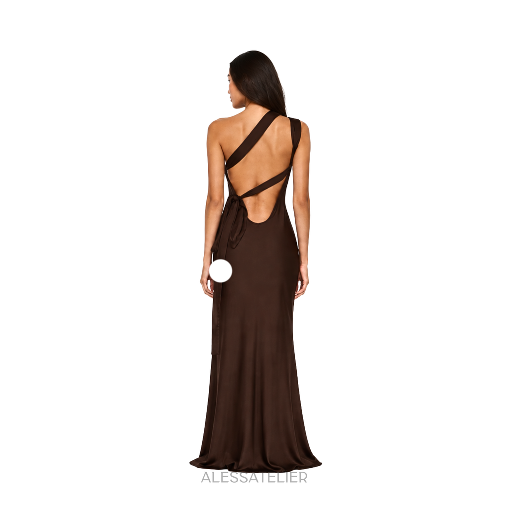 Marytere Satin Maxi Dress