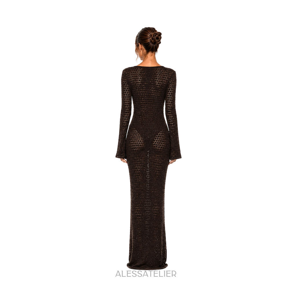 Ornella Cover Up, Dark Brown