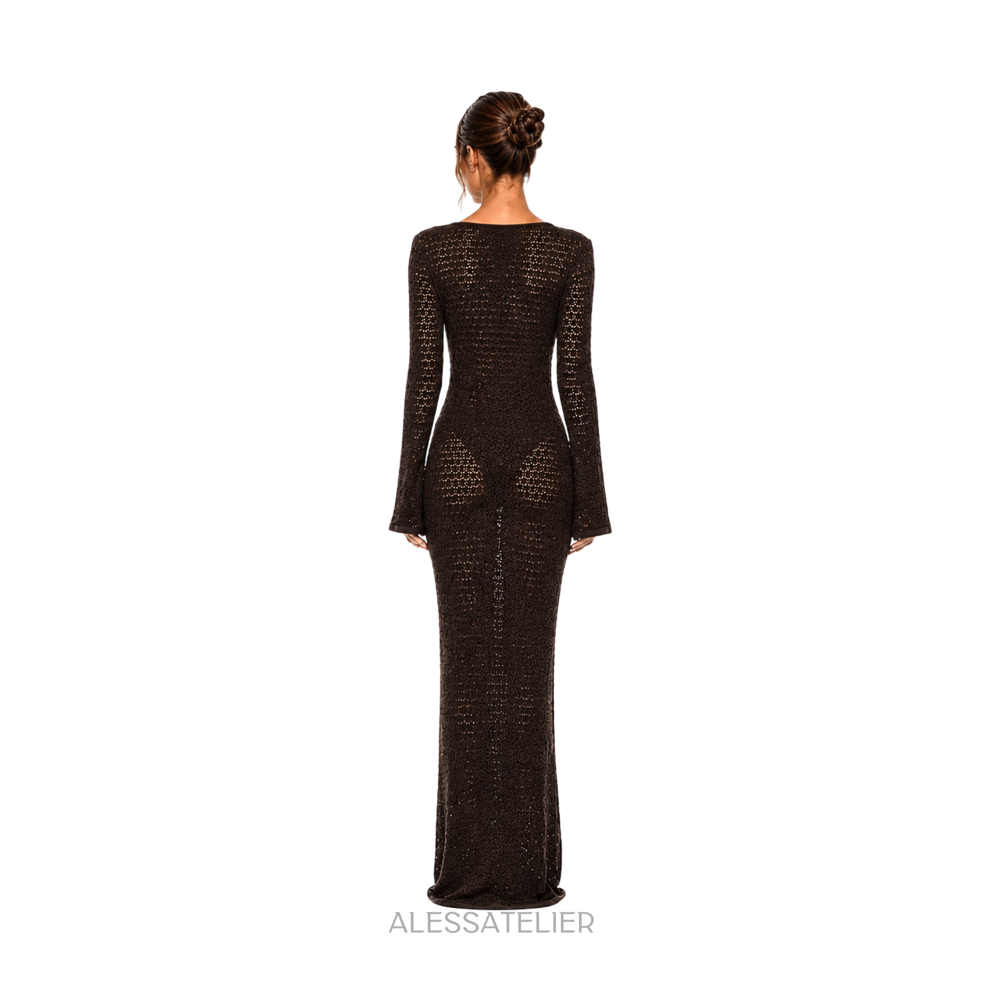 Ornella Cover Up, Dark Brown