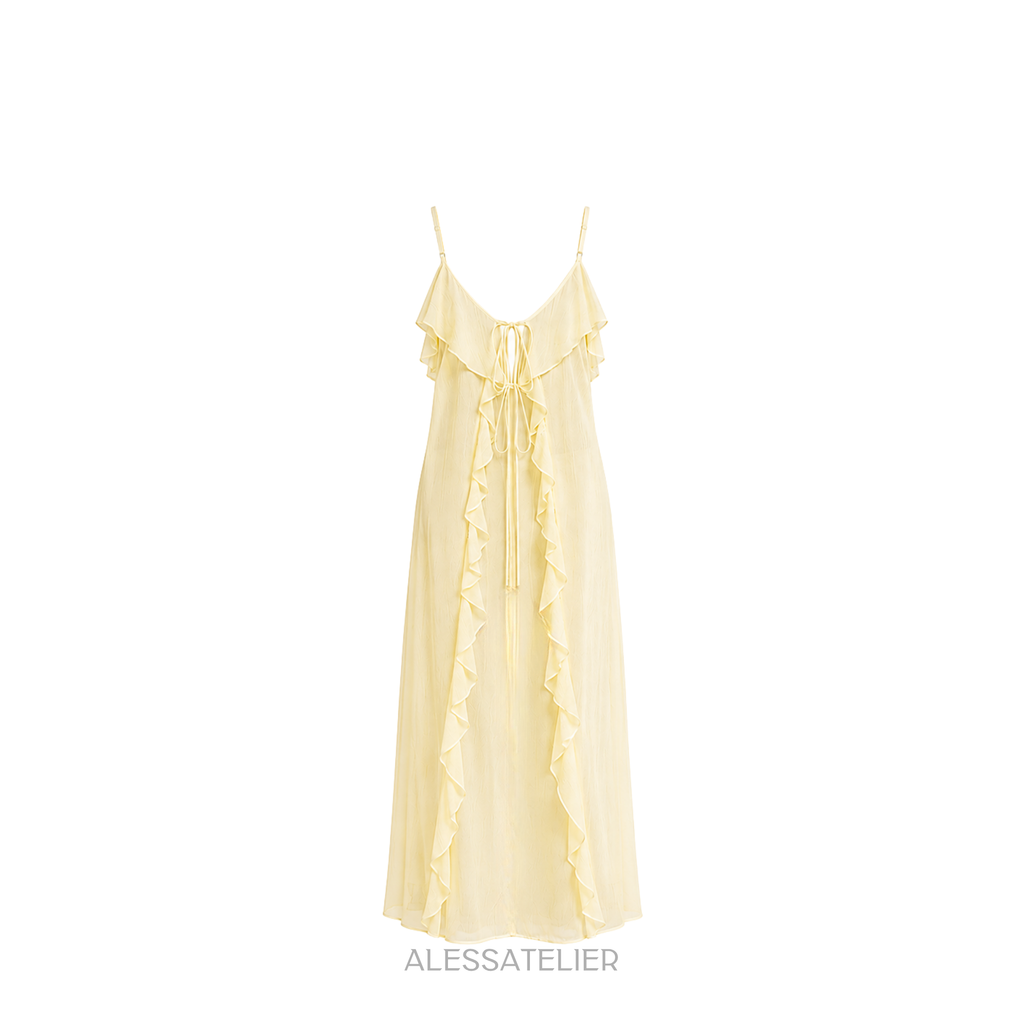 Oriana Sheer Bohemian Blouse, White