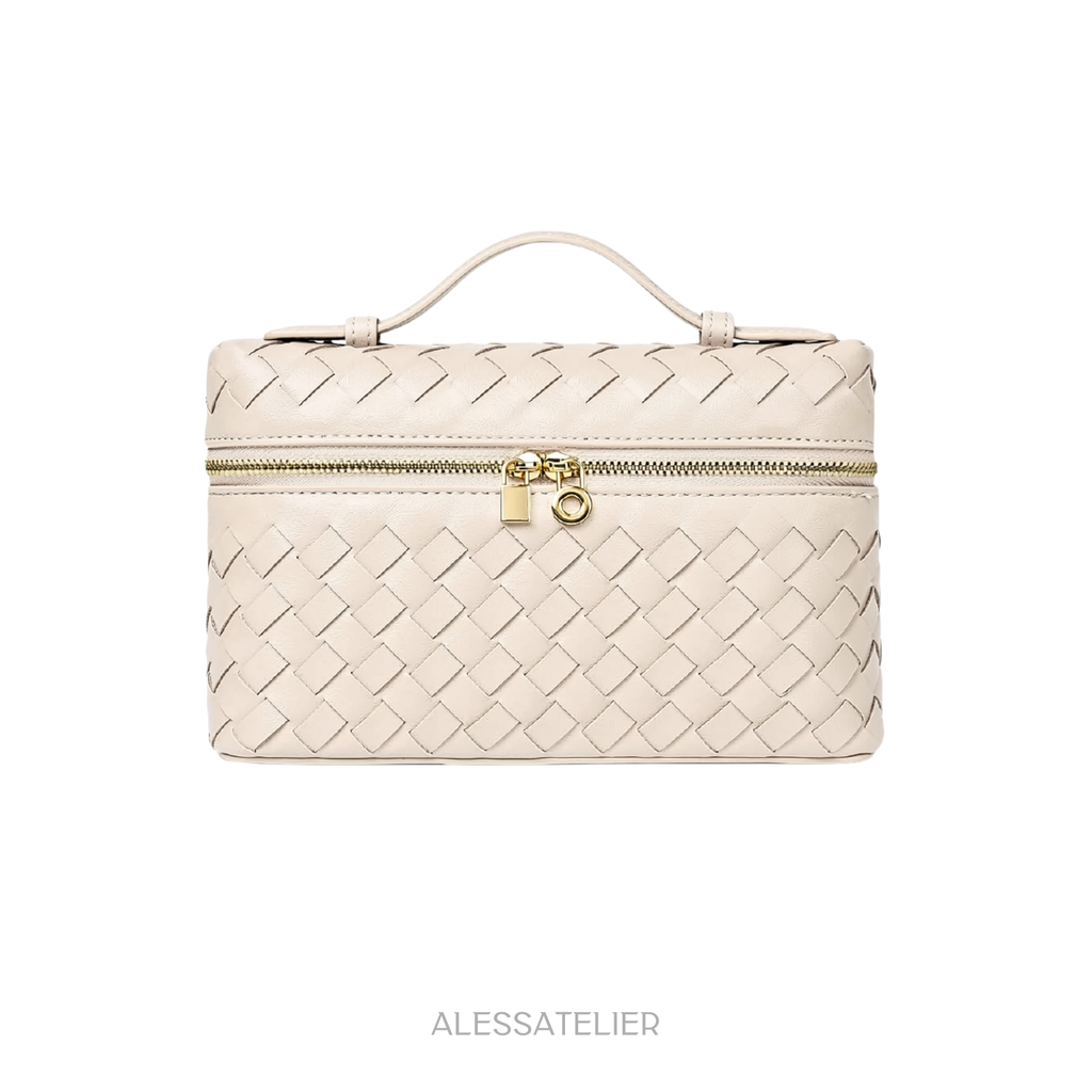Sarah Bag, Beige Vegan Leather