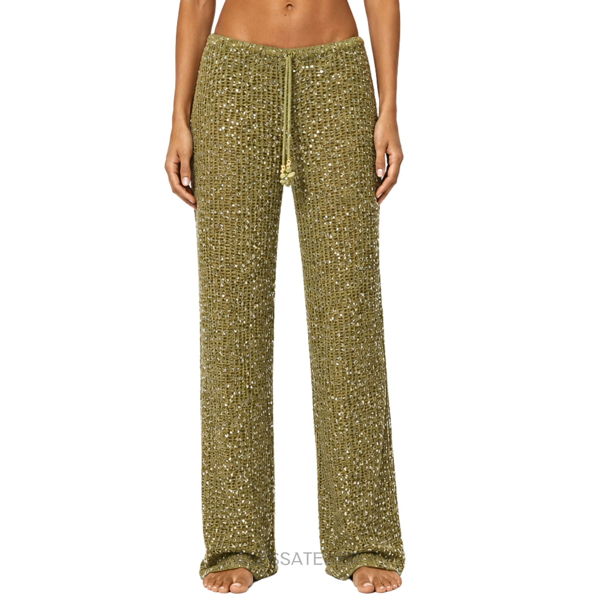 Moira Knitted Pants, Martini