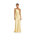 Regina Satin Maxi Dress, Butter Yellow