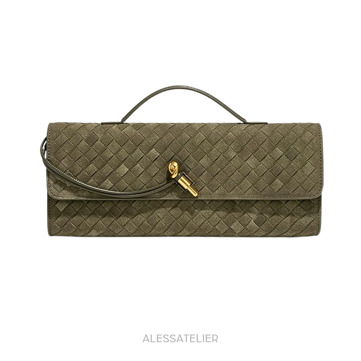 Anahí Bag, Black Suede