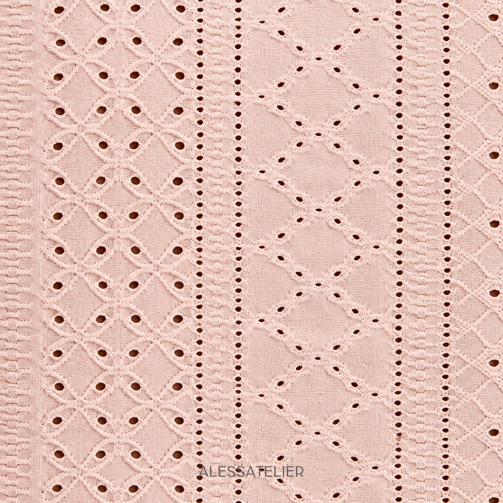 Begonia Ballerina Cutout Blouse, Baby Pink