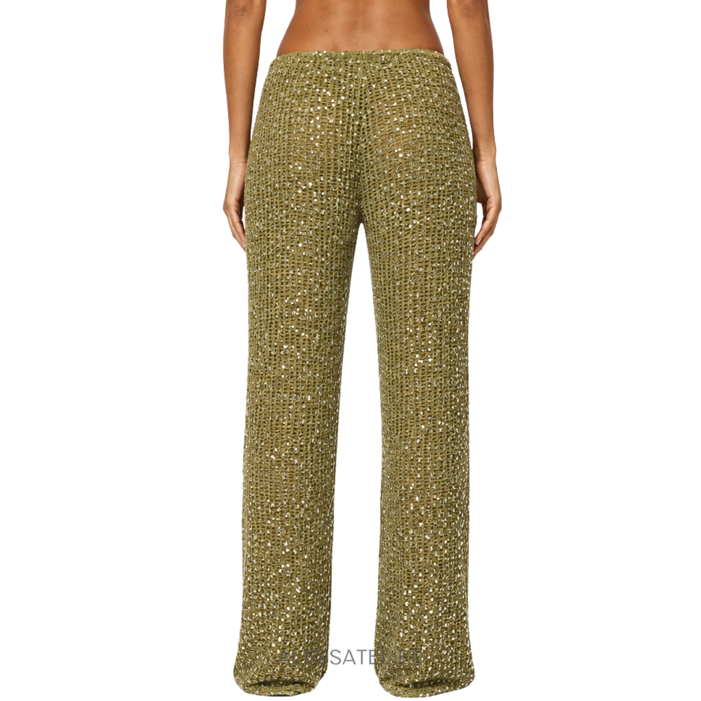 Moira Knitted Pants, Martini
