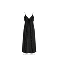 Oriana Sheer Bohemian Blouse, Black