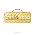 Anahí Bag, Gold Vegan Leather